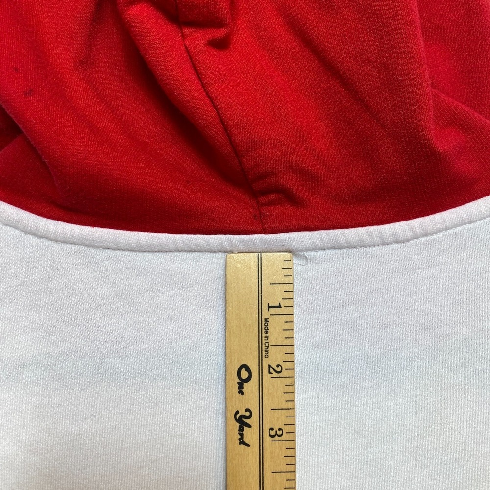 USA Soccer Team Polo Shirt Mens M Red Short Sleeve Dream Team 1988 Flag Hooded - Picture 11 of 11